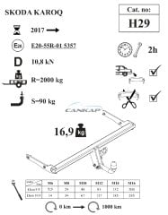 SKODA KAROQ ÇEKİ DEMİRİ H29