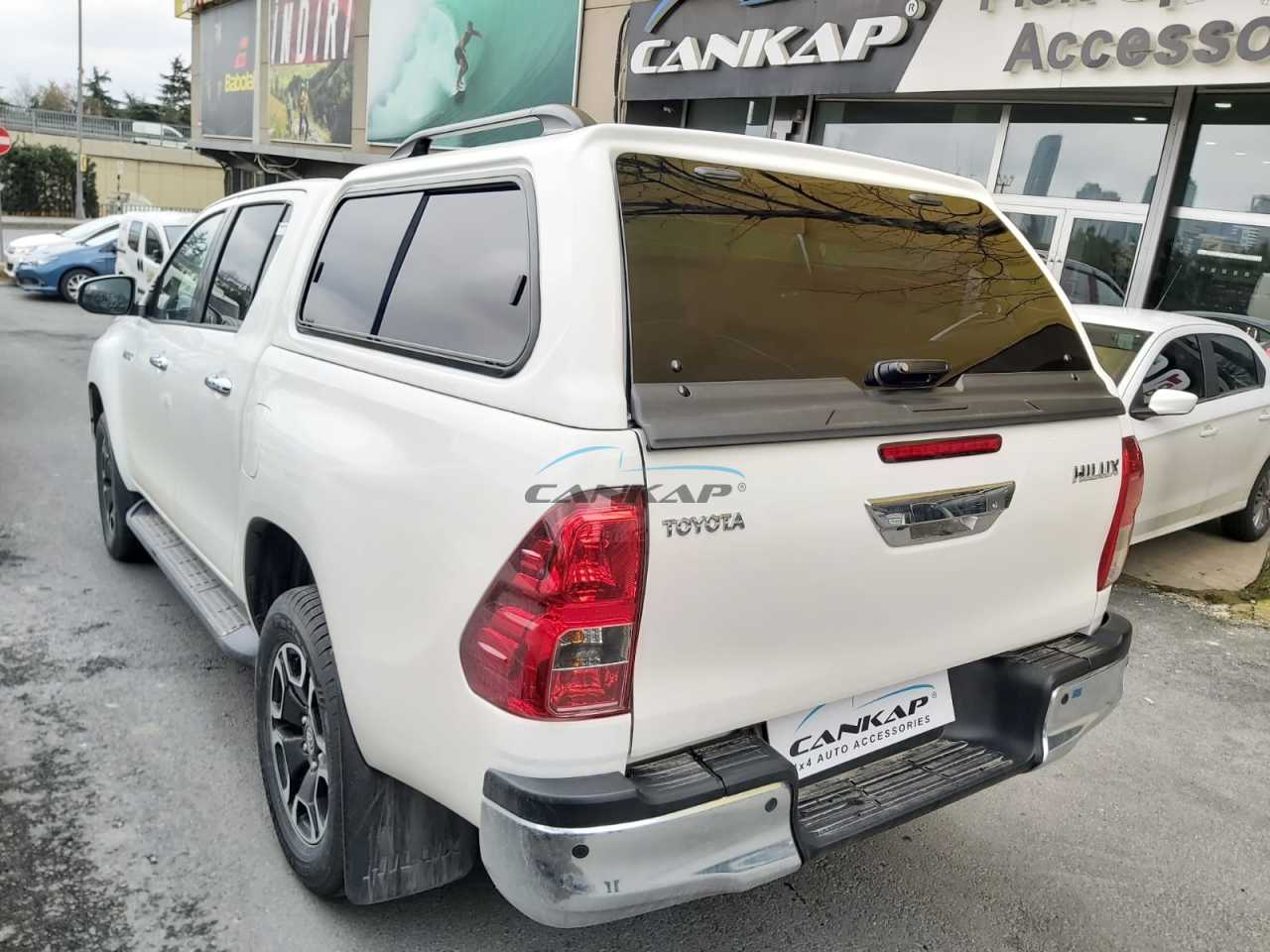 Toyota Hilux Revo Camlı Kabin, Aeroklas Sürgülü Yan Camlı
