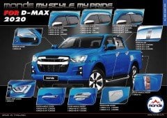 Isuzu D-max Kapı Kolu İçi Kaplaması, Krom